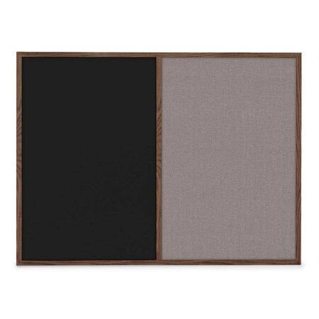 United Visual Products Slim Style Indoor Enclosed Corkboard, 48 UVRDS48SBH-GOLD-CINNABA